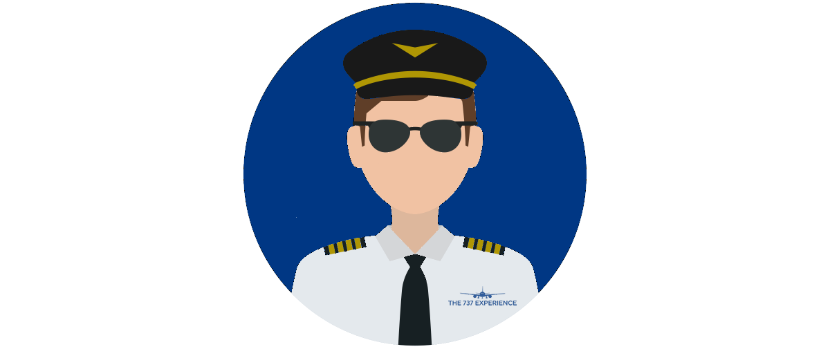 Illustrated pilot avatar – Isaac